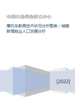 摩托车教具技术状况分析图表 城镇新增就业人口发展分析